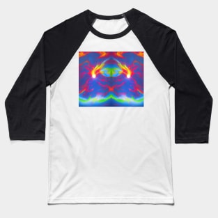 Multicolored Solar Flares 2 Baseball T-Shirt